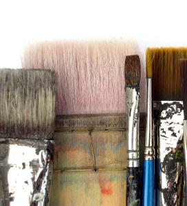 How to clean paint brushes