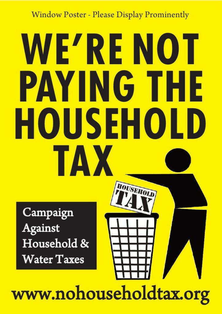 Nationwide campaign being planned against household charge