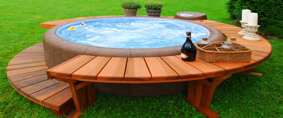 Have a scrub in your hot tub