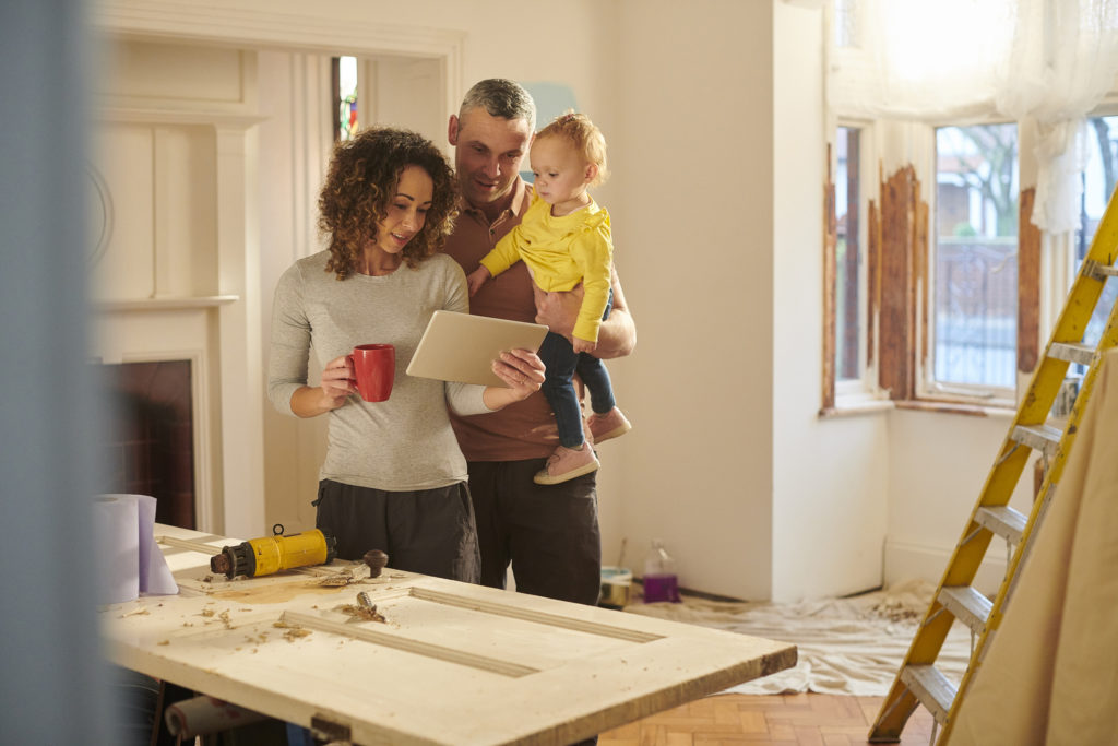 Increase reported in home improvement projects