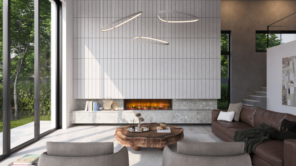 Instant calm with this fuss-free electric fire