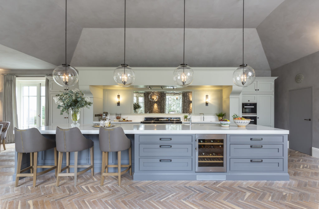 Open-plan kitchen design