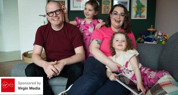 Having reliable, fast broadband is making life easier for one Dublin family